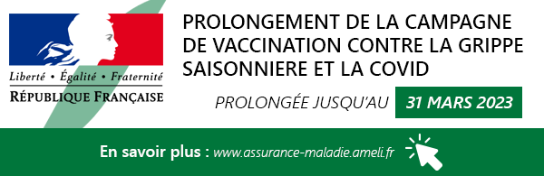 Vaccinations contre la grippe saisonnière et la Covid-19 - Prolongation