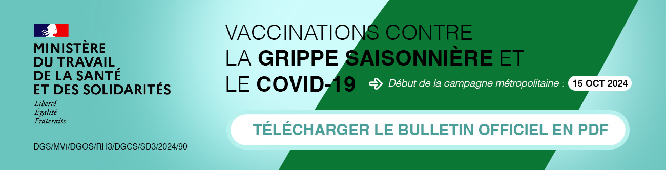 Lancement campagne VACCINATION grippe et covid-19 pour 2024